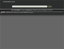 Tablet Screenshot of linckedin.com